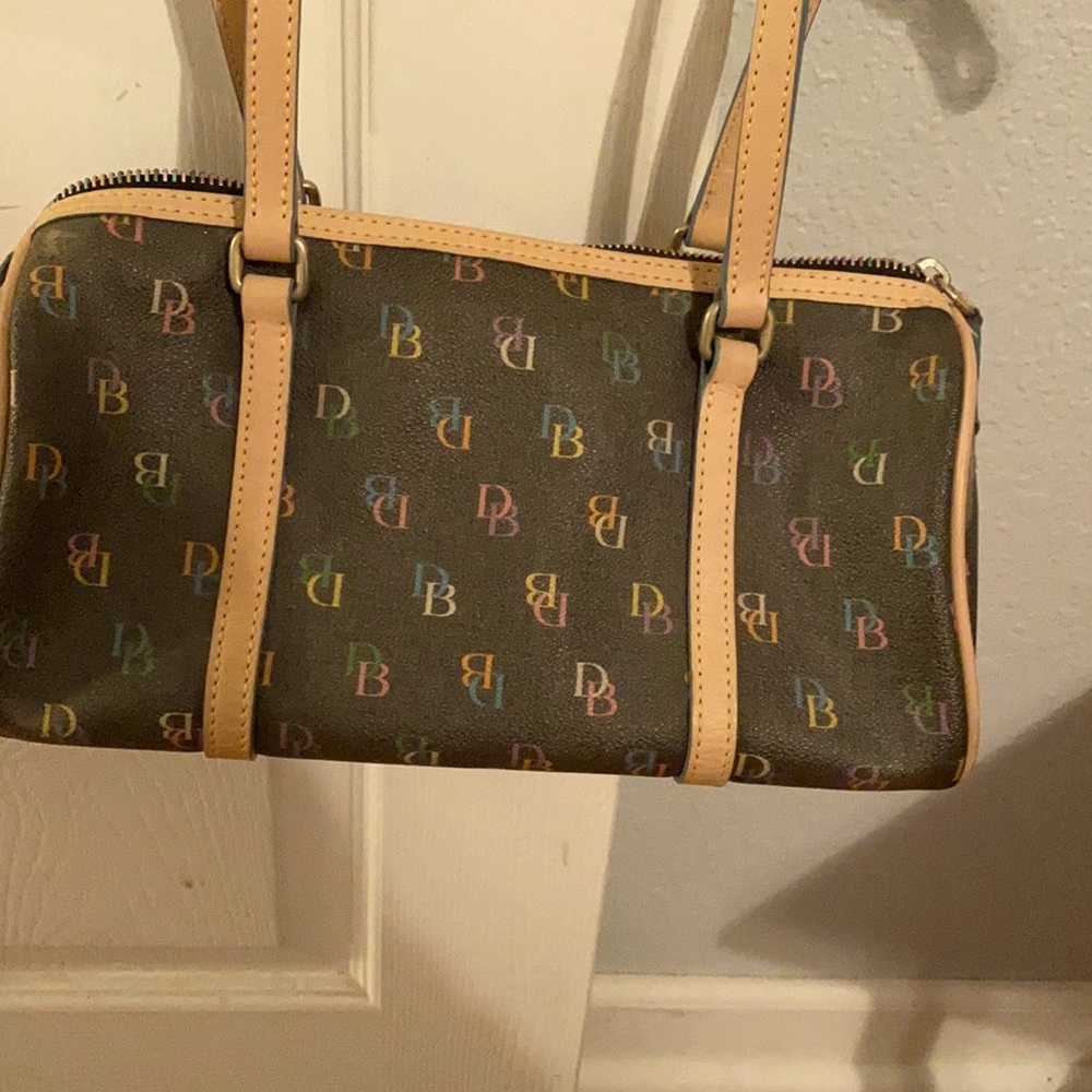 Dooney vintage barrel purse